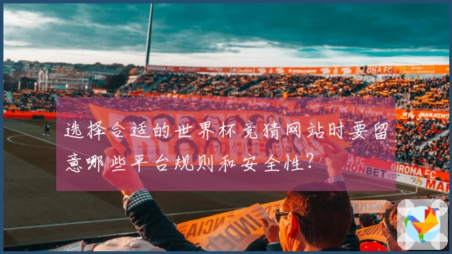 选择合适的世界杯竞猜网站时要留意哪些平台规则和安全性？